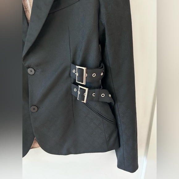 CHARLES JEFFREY LOVERBOY printed single-breasted Glasgow Blazer | Large | Unisex - Picture 8 of 15